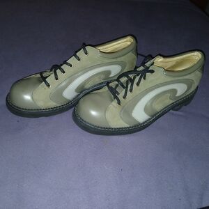 John Fluevog Triple Gray Ivans 7th Heaven Mens 11/11.5